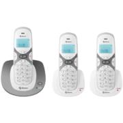 Teléfono inalámbrico steren dect 6.0 con 2 extensiones adicionales