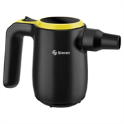 Soplador Steren BLO 200 Alámbrico Alta Potencia 450 W Velocidad De Aire 70 m s Motor 48000 RPM Color Negro
