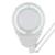 Lámpara LED Steren con Lupa 5x Brazo Artículado Color Blanco - Vista 7