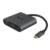 Adaptador Steren USB-C a HDMI/USB 3.0/USB-C Color Negro - Vista 8