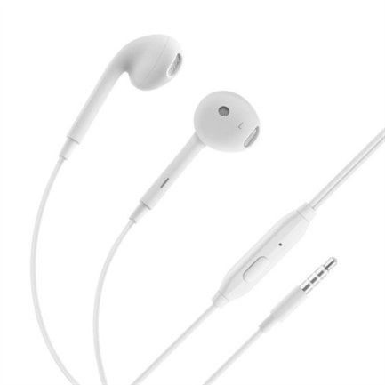Aud&iacute;fonos steren manos libres cable delgado color blanco