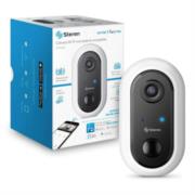 Cámara seguridad steren wi-fi fhd fija con batería recargable color blanco