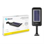 Lámpara LED Steren Sensor de Movimiento Panel Solar Batería Recargable Color Negro - Vista 5