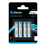Pilas Steren Alcalinas Tipo AAA 1.5V C/4 Pzas - Vista 3