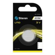 Pila de Litio Steren Tipo Botón CR2032 Capacidad 210 mAh - Vista 3