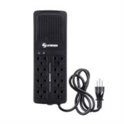 Regulador de Voltage Steren 1000W 8 Contactos Color Negro - Vista 10