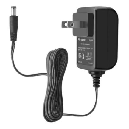 Eliminador steren regulado 12vcc para cámaras cctv color negro