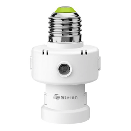 Socket steren con fotocelda para focos led carga 60w