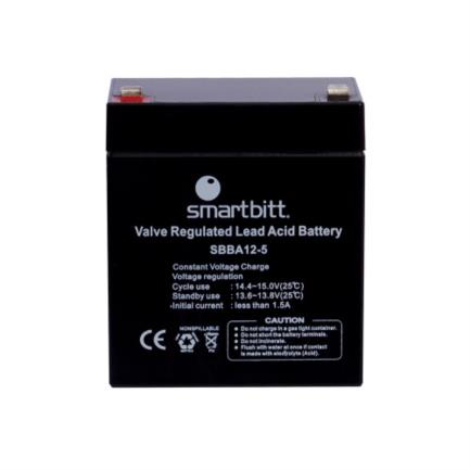 Bater&iacute;a smartbitt plomo-Ácido 12v 5ah color negro