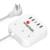 Supresor de Picos Smartbitt SBSS-B3-5U 3 Contactos y 5 Puertos USB - Vista 7