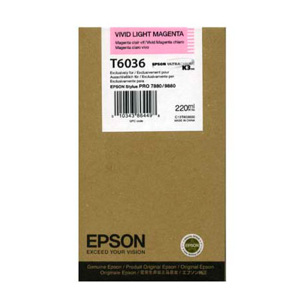 Tinta epson stylus pro 7880/9880 magenta vivid ligth