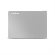 Disco duro externo toshiba canvio flex 2tb 2.5" usb type c usb 3.2 gen 1 color plata para windows y mac