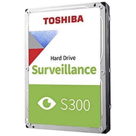 Disco duro interno toshiba s300 pro 10tb 3.5" 7200rpm sata lll 6gbit/s 256mb caché hasta 64 cámaras para videovigilancia