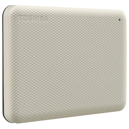 Disco duro externo toshiba canvio advance v10 4tb 2.5" usb 3.2 gen 1 color blanco para windows/mac