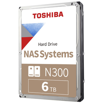 Disco Duro Interno Toshiba N300  de Rendimiento  6TB 7200RPM y 256MB Cache.