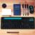 Kit Teclado y Mouse TechZone Inalámbrico 105 Teclas+Espacio Tablet/Smartphone 1600dpi 3 Botones Win/Mac Color Negro-Azul - Vista 6