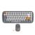 Kit Teclado y Mouse TechZone Inalámbrico Ergonómico Retro Plug-Play 85 Teclas Win/Mac Mouse Óptico USB 3 Botones 1200dpi - Vista 5
