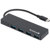 Hub TechZone 3.0 Hub 4en1 Super Ligero Conexion Tipo C 4Puertos USB 3.0 Vel de Transferecnia de Datos 480Mbs - Vista 2