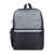 Mochila TechZone para Laptop 15.6" Múltiples Compartimientos Color Negro con Gris - Vista 6