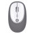 Mouse Inalámbrico TechZone Jelly Mate Grey de ABS Silicón 3 Botones 1200 DPI con Batería AAA incluida Gris - Vista 2