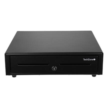 Caj&oacute;n de dinero techzone tzbe5b8m100 capacidad para 5 billetes 8 monedas