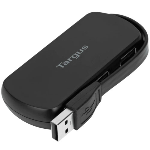 Concentrador USB Targus de 4 Puertos 2.0 Color Negro - Vista 2