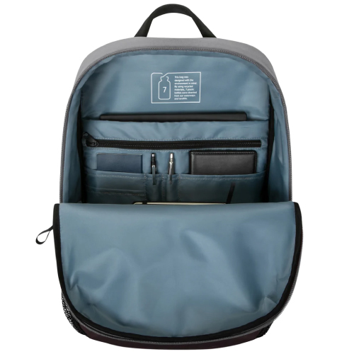 Mochila Targus Sagano EcoSmart Campus 15.6" Color Bitono Gris - Vista 12