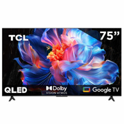 Televisor TCL 75" Q5K 4K UHD Direct LED WiFi 2.4 GHz+Bluetooth v5.2 Dolby Atmos Google TV Multi Compatibilidad - Vista 4