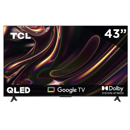 Televisor tcl q5k 43 4k uhd direct led wifi 2.4 ghz+bluetooth v5.2 dolby atmos google tv multi compatibilidad