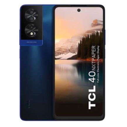 Smartphone tcl 40nxtpaper 6.78"  mediatek helio g88 cámara 50mp+5mp+2mp/32mp android 13 color azul