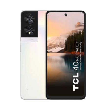 Smartphone tcl 40nxtpaper 6.78"  mediatek helio g88 cámara 50mp+5mp+2mp/32mp android 13 color perla