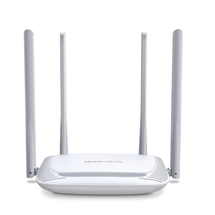 Router Inalámbrico N Mercusys de Tp-link de 300Mbps 4 antenas de 5dBi con cobertura hasta 500m2