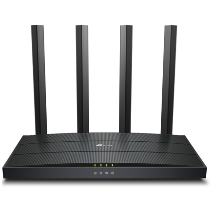 Router tp-link ax1500 dual-band wi-fi 6 router 300 mbps at 2 4 ghz 1201mbps at 5 ghz 4× antennas