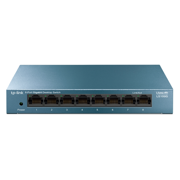 Switch TP-Link LiteWave 8-Port Gigabit Desktop 8× Gigabit RJ45 Ports Desktop Steel Case - Vista 3