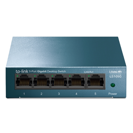 Switch TP-Link LiteWave 5-Port Gigabit Desktop Switch 5× Gigabit RJ45 Port Desktop Steel Case Plug and Play