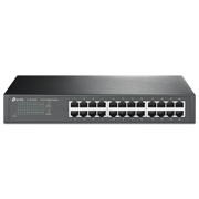 Switch TP-Link 24-Port Gigabit Switch 24× Gigabit RJ45 Ports 1U 13-inch Rack-mountable Steel Case Plug and Play - Vista 3