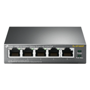 Switch TP-Link 5-Port 10/100 Mbps Desktop 4-Port PoE 4× 10/100 Mbps PoE Ports 1× 10/100 Mbps Non-PoE Port - Vista 3