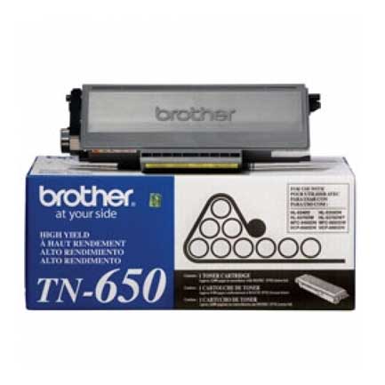 Tóner brother tn650 rendimiento 8000 páginas hl7050n color negro