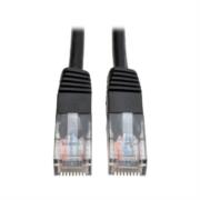 Cable patch tripp-lite moldeado cat5e negro de 350mhz (rj45