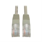 Cable patch tripp-lite moldeado cat5e gris de 350mhz (rj45 m
