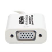 Adaptador tripp lite activo video keyspan mini displayport a vga convertidor video m-h 152mm color blanco