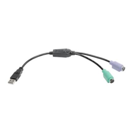 Adaptador usb tripp lite usb a ps-2 teclado y mouse (am a 2x mini-din6h)