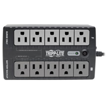 UPS Tripp Lite Standby 550VA 300W 10 Contactos NEMA 5-15R 120V 50Hz/60Hz Clavija 5-15P - Vista 3