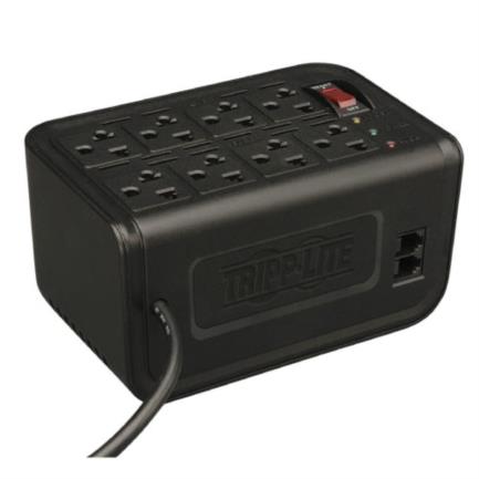 Regulador tripp lite 8 nema5-15r protegidos