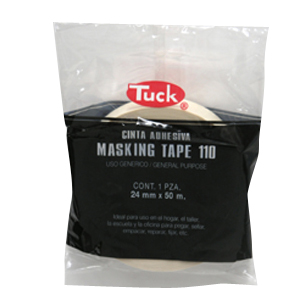 CINTA TUK MASKING TAPE 110 24X50 PZA - MAS RECIO