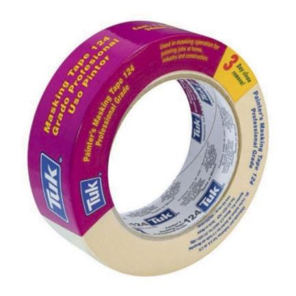 Cinta adhesiva tuk masking tape 124 grado profesional 36mmx50m pieza
