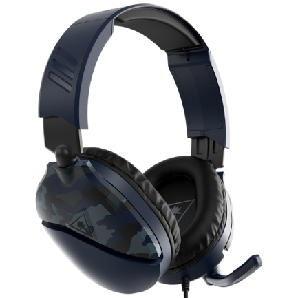 Audífonos turtle beach earforce recon 70 diadema alámbrico 3.5mm cable 1.2m playstation azul camuflaje