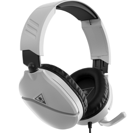 Audífonos turtle beach earforce recon 70 diadema alámbrico 3.5mm cable 1.2m multiplataforma (xbox/play station) blanco