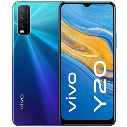 VATCELAB001 - Smartphone Vivo Y20 6.51" HD+ Mediatek 64GB/4GB Cámara 13MP+2MP+2MP/8MP Android 11 Color Azul