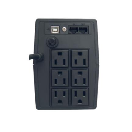 UPS Vica Óptima 750 750VA/360W 6 NEMA 5-15R 2 Reguladas Y 4 Respaldadas 3 Años WTY - Vista 4
